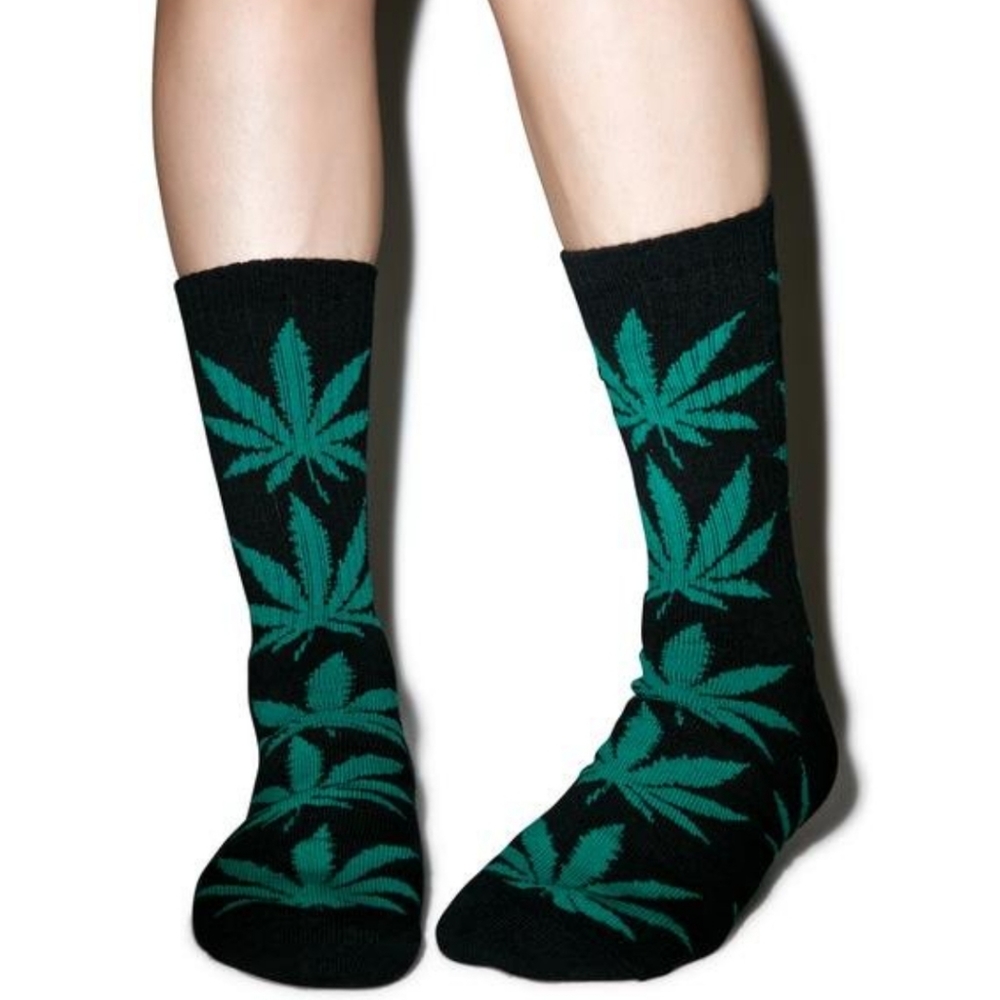 NWT Men's HUF Plantlife Crew Socks - Picture 9 of 11